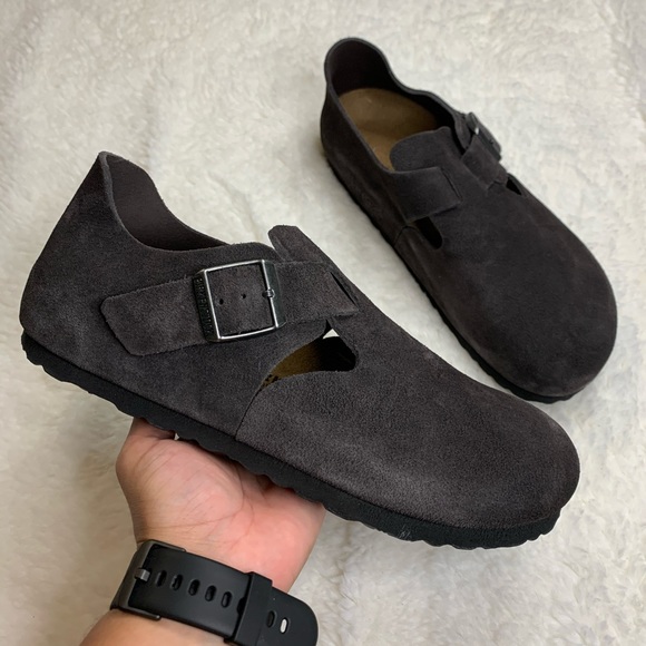 birkenstock london gunmetal